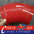 Concrete pump Twin wall elbow DN100 DN125 pipe bend hinged elbow for concrete pump quality supplier